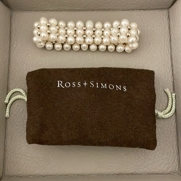 Ross-Simons Freshwater Cultured Pearl 3-Row Stretch Bracelet - Picture 7 of 7